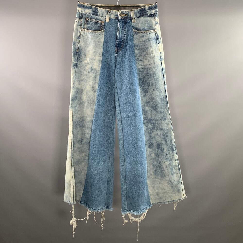 LEVI'S Size 32 Blue Light Blue Acid Wash Relaxed fit Jeans